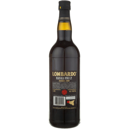 Lombardo Marsala Ambra Dry Fine I.P. - 1.0L - Back