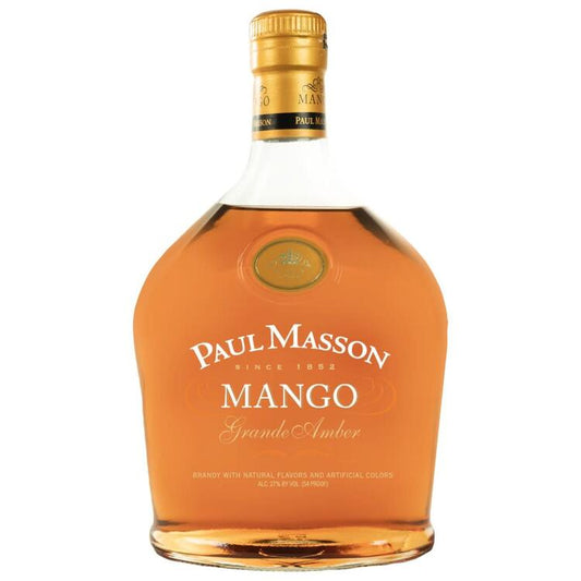 Paul Masson Mango Flavored Brandy Grande Amber 54 - 750ML - Front