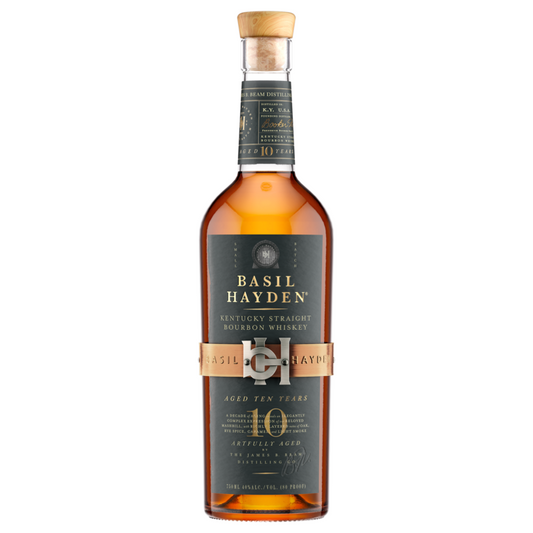 Basil Hayden's Straight Bourbon Artfully Aged 10 Yr 80 - 750ML - Front