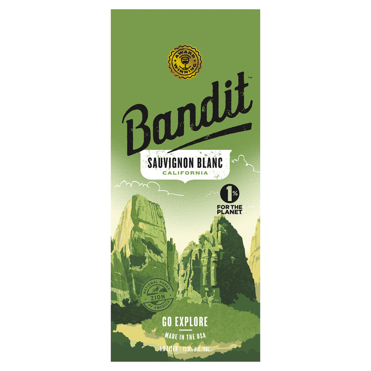 Bandit Sauvignon Blanc California - 1.0L - Front Label