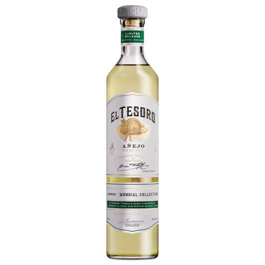 El Tesoro Tequila Anejo Mundial Collection Aged In Laphroaig 10 Year O - 750ML