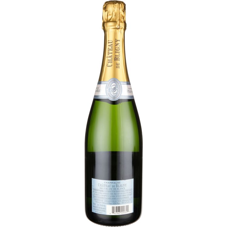 Chateau De Bligny Champagne Brut Blanc De Blanc - 750ML - Back