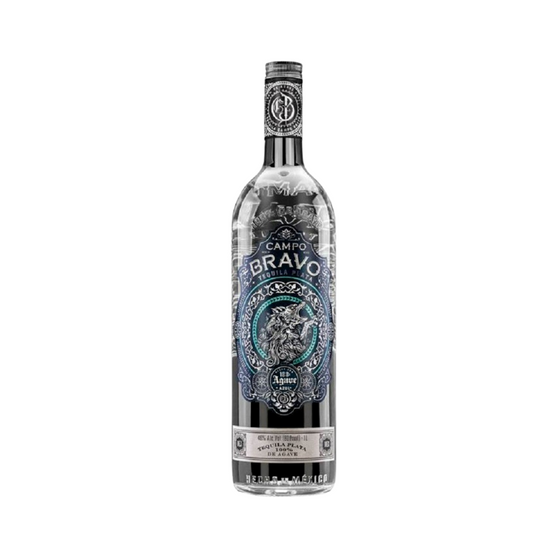 Campo Bravo Tequila Plata 80 - 1.0L - Front