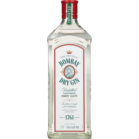 Bombay London Dry Gin 86 - 1.75L - Front