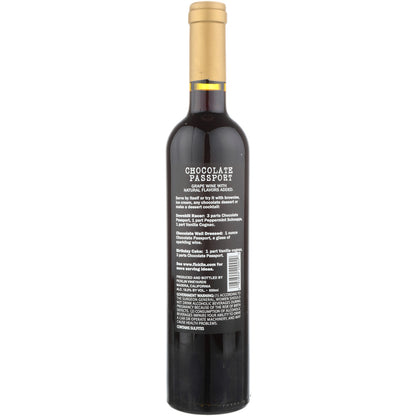 Ficklin Vineyards Chocolate Passport - 500ML - Back