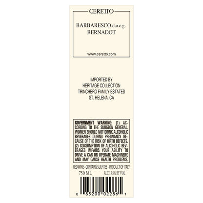 Ceretto Barbaresco Bernardot 2020 - 750ML