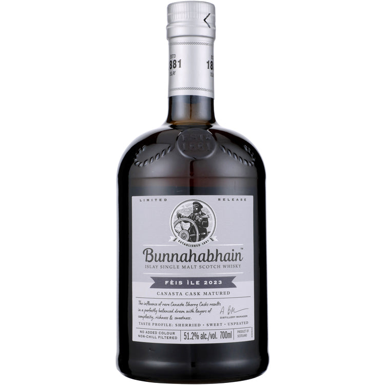 Bunnahabhain Single Malt Scotch Feis Ile 2023 Canasta Cask Matured Lim - 700ML - Front