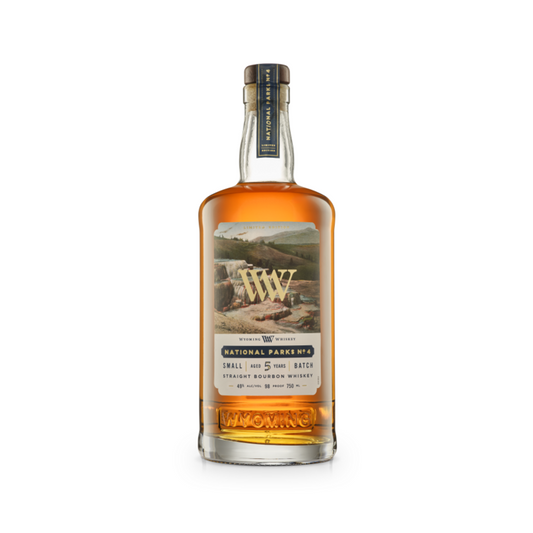 Wyoming Whiskey Straight Bourbon Limited Edition National Parks No 4 S - 750ML - Front