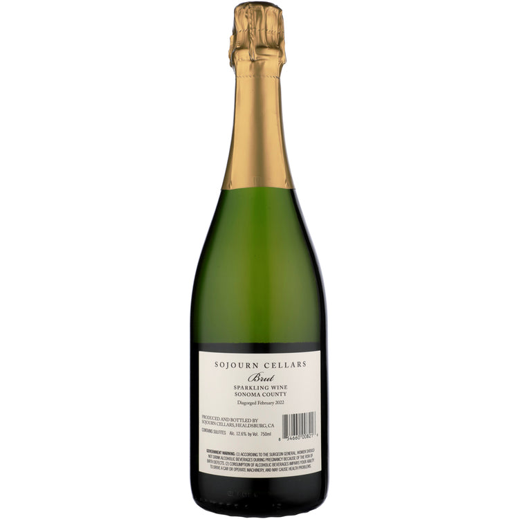 Sojourn Cellars Brut Methode Champenoise Sonoma County - 750ML - Back