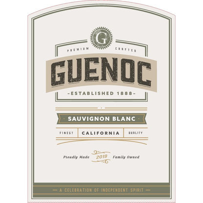 Guenoc Sauvignon Blanc California - 750ML - Front Label