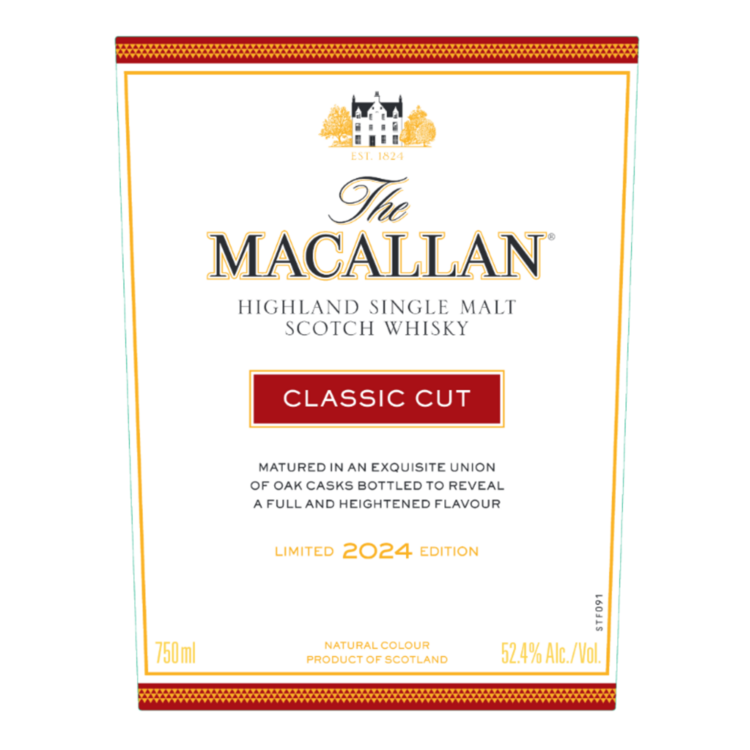The Macallan Single Malt Scotch Classic Cut Limited 2024 Edition 104.8 - 750ML - Front Label