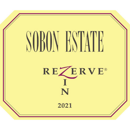 Sobon Estate Zinfandel Rezerve Amador County 2021 - 750ML