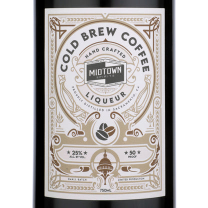 Midtown Spirits Small Batch Cold Brew Coffee Liqueur 50 - 750ML