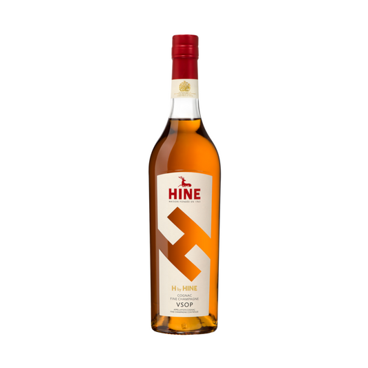 Hine Fine Champagne Cognac H By Hine Vsop 80 W/ 2 Glasses - 750ML - Front