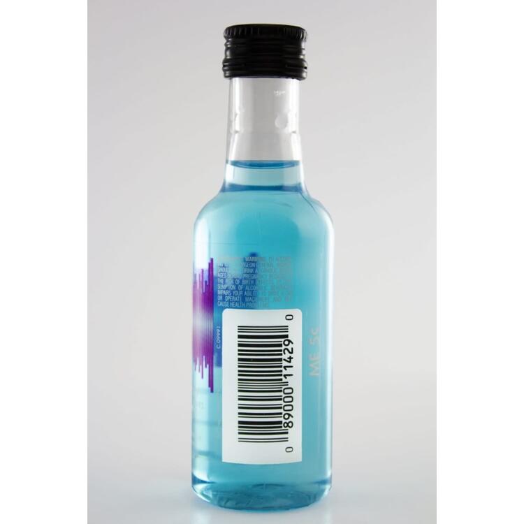 Wave Blue Raspberry Flavored Vodka 60 - 50ML - Back