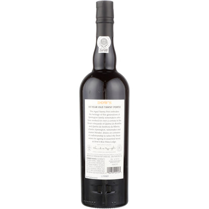 Dow's Porto Tawny 10 Yr - 750ML - Back
