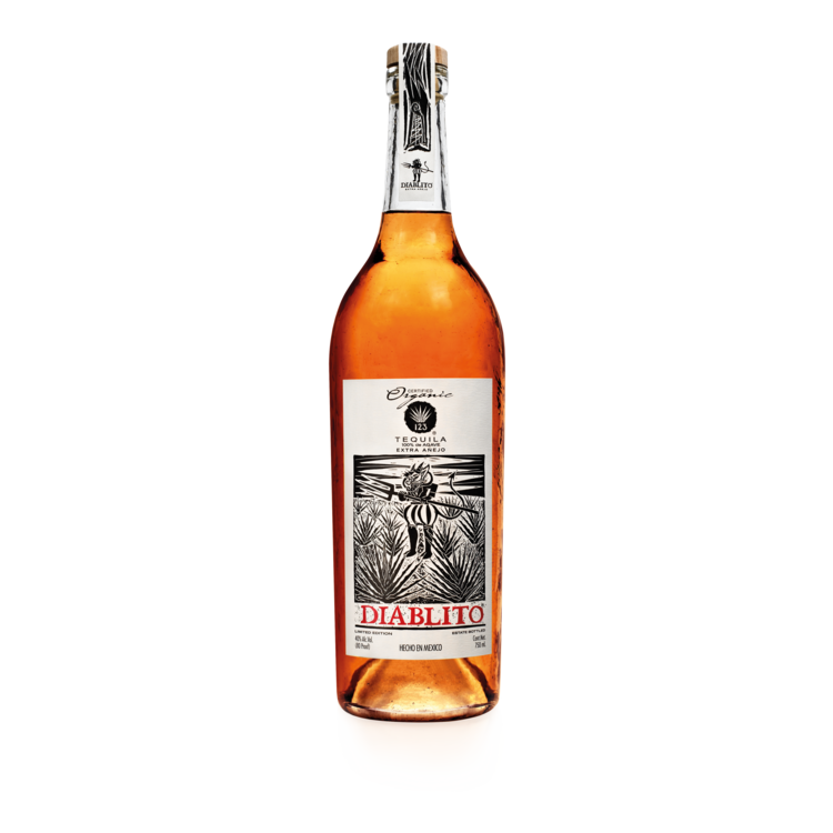 123 Tequila Extra Anejo Diablito 80 - 750ML - Front