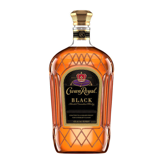 Crown Royal Canadian Whisky Black 90 - 1.75L - Front