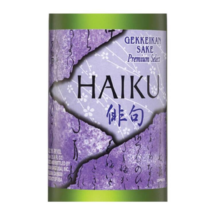 Gekkeikan Junmai Sake Haiku Tokubetsu - 750ML - Front Label