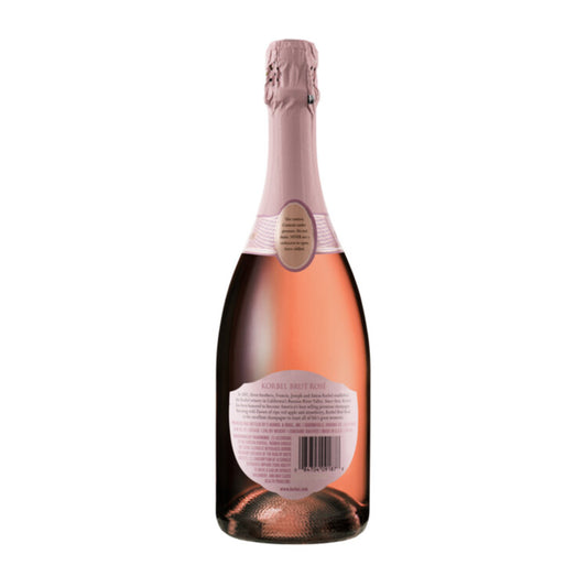 Korbel Brut Rose California - 750ML - Back
