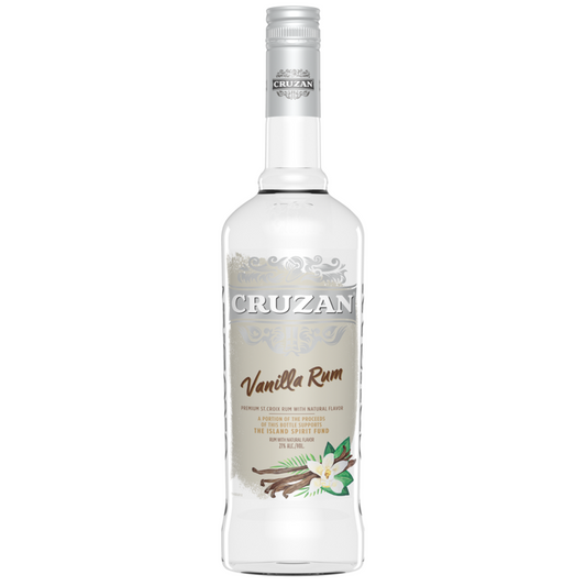 Cruzan Vanilla Flavored Rum 42 - 750ML - Front