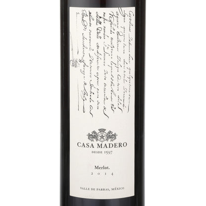 Casa Madero Merlot Valle De Parras - 750ML - Front Label
