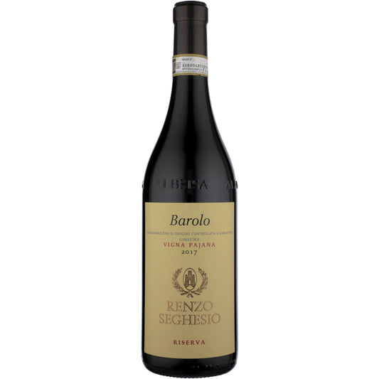 Renzo Seghesio Barolo Pajana Riserva 2017 - 750ML - Front