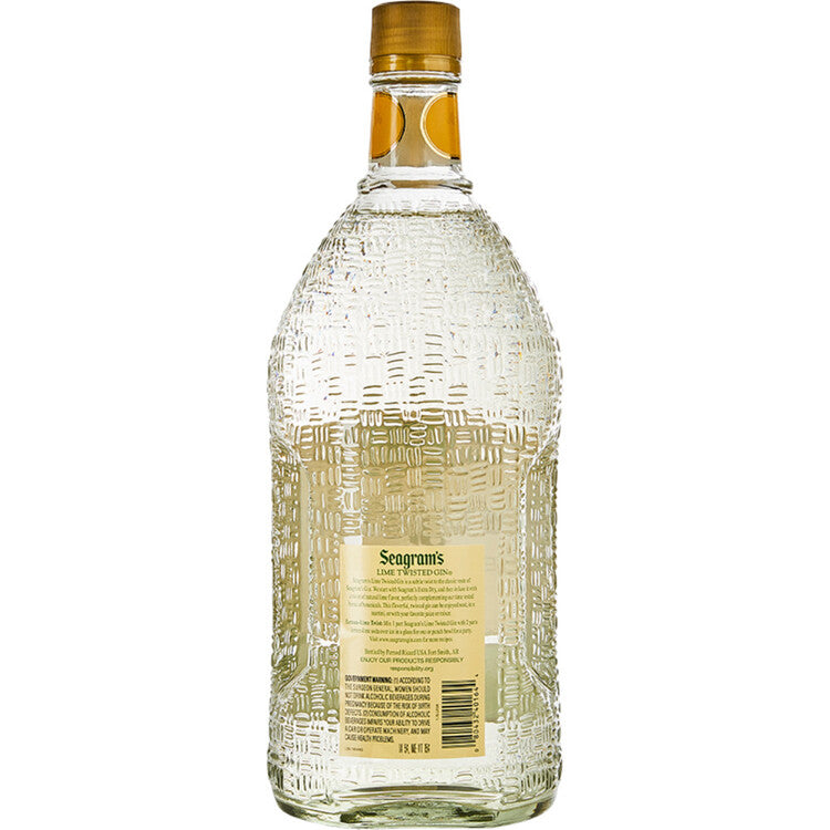 Seagram's Lime Flavored Gin Twisted 70 - 1.75L - Back