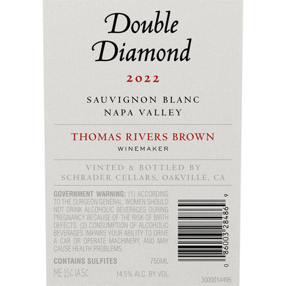 Double Diamond Sauvignon Blanc Napa Valley 2023 - 750ML