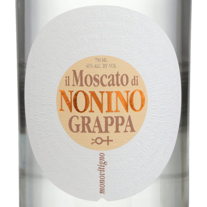 Nonino Grappa A Moscato Di Nonino Monovitigno 82 - 750ML - Front Label