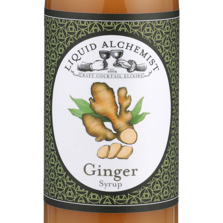Liquid Alchemist Ginger Syrup - 375ML - Front Label