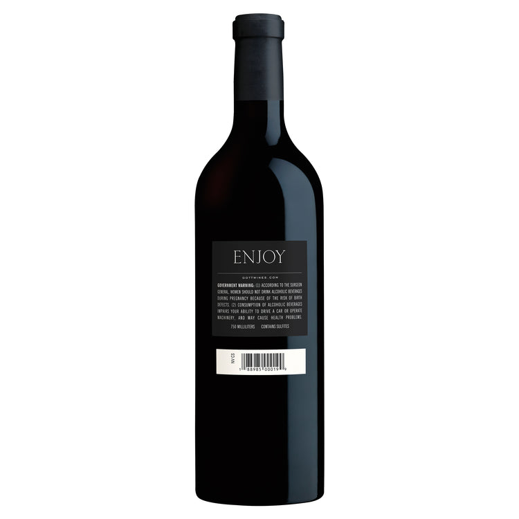 GOTT Gott Cabernet Sauvignon Gott 16 Napa Valley 2016 - Back View