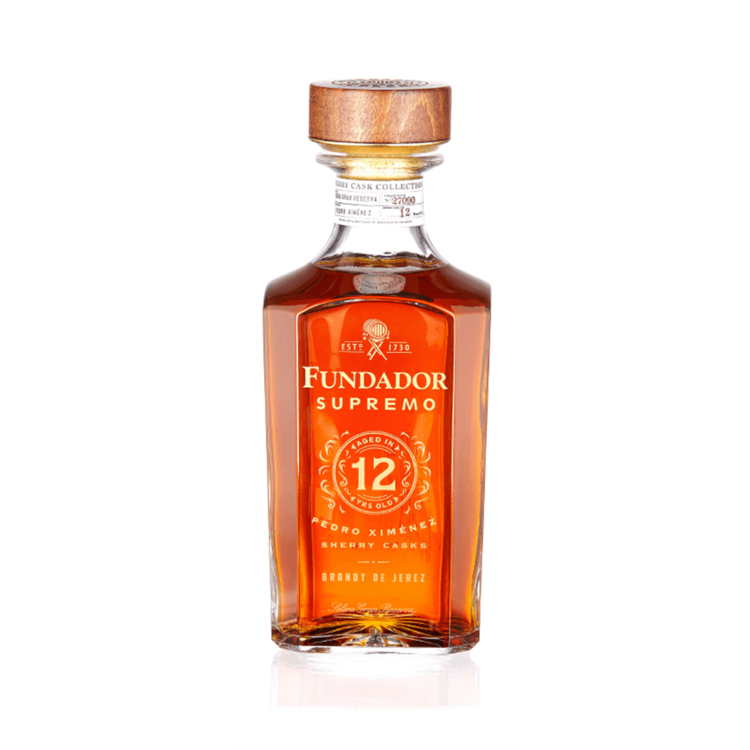 Fundador Brandy De Jerez Supremo Pedro Ximenez Sherry Casks Solera Gra - 1.0L - Front