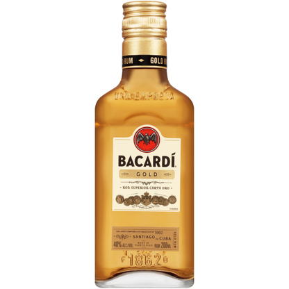 Bacardi Gold Rum 80 - 200ML - Front