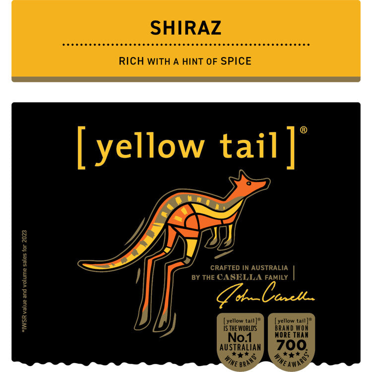 Yellow Tail Shiraz South Eastern Australia - 750ML - Front Label