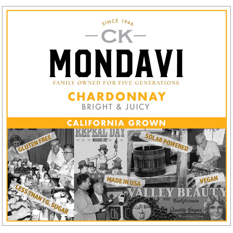 Ck Mondavi Chardonnay California - 750ML - Front Label
