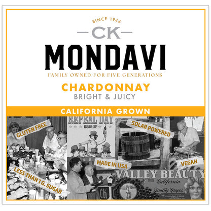 Ck Mondavi Chardonnay California - 750ML - Front Label