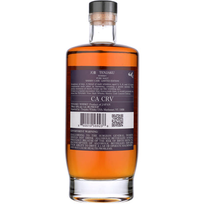 Tenjaku Pure Malt Whiskey Sherry Cask Limited Edition 3 Yr 86 - 700ML