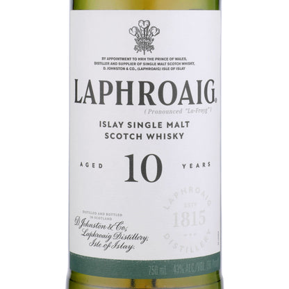 Laphroaig Single Malt Scotch 10 Yr 86 W/ Wellie Boot Tube - 750ML