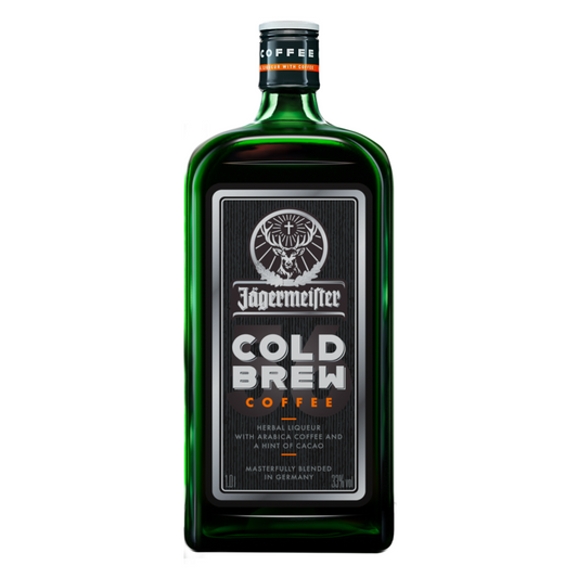 Jagermeister Cold Brew Coffee Herbal Liqueur 66 - 1.0L - Front