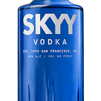 Skyy Vodka 80 - 1.0L - Front Label