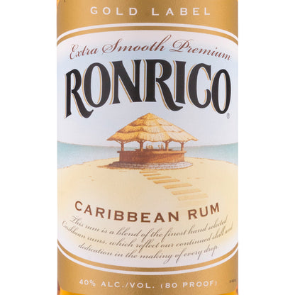Ronrico Gold Rum Gold Label 80 - 750ML