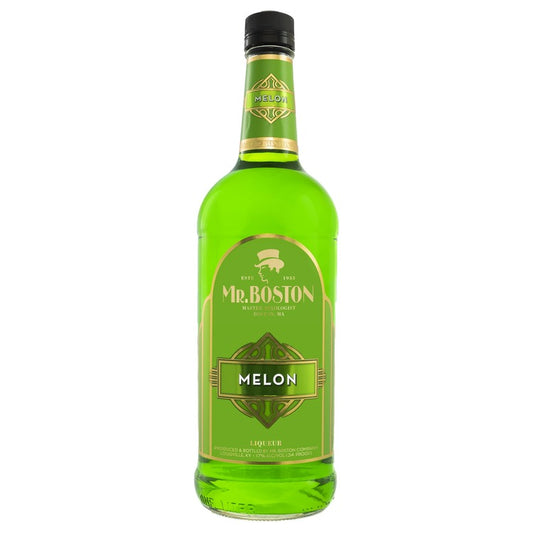 Mr. Boston Melon Liqueur 34 - 1.0L - Front