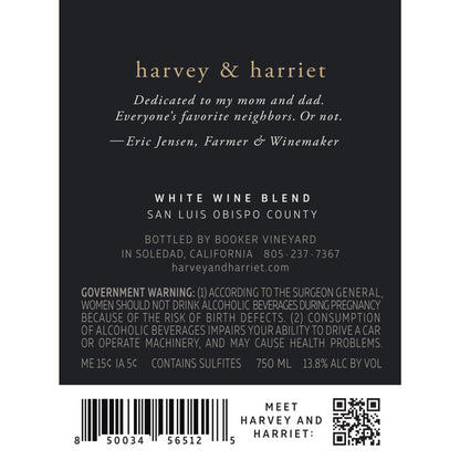 Harvey & Harriet White Wine Blend San Luis Obispo County 2023 - 750ML