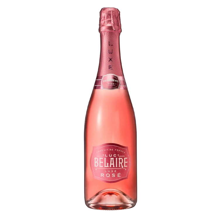 LUC BELAIRE Luc Belaire Rare Rose Sparkling Wine France W/Gift Tube - Front View