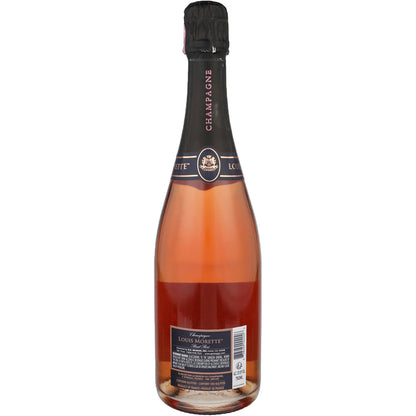 Louis Morette Champagne Grande Reserve Brut Rose - 750ML - Back