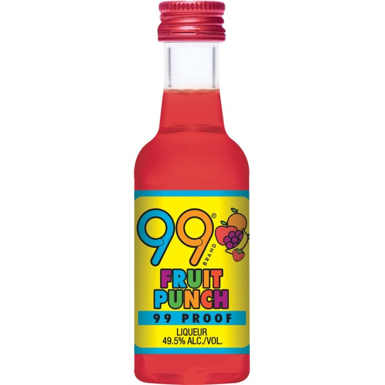99 Brand Fruit Punch Liqueur 99 - 50ML - Front