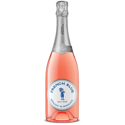 French Blue Cremant De Bordeaux Brut Rose - 750ML - Front