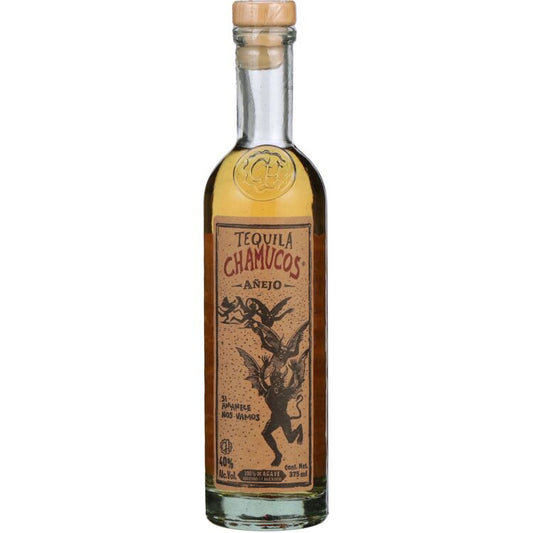 Chamucos Tequila Anejo 80 - 375ML - Front