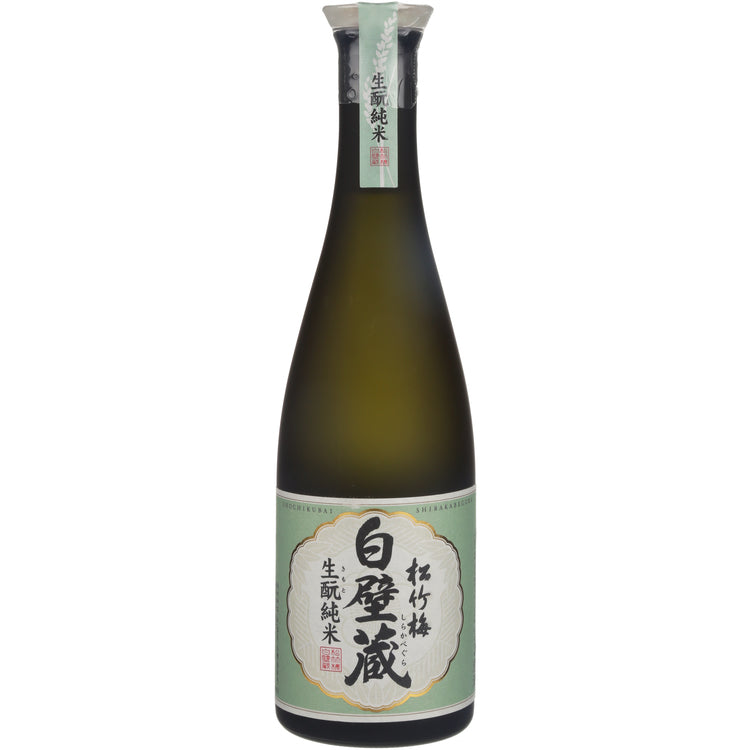 Sho Chiku Bai Junmai Sake Kimoto Shirakabegura - 640ML - Front